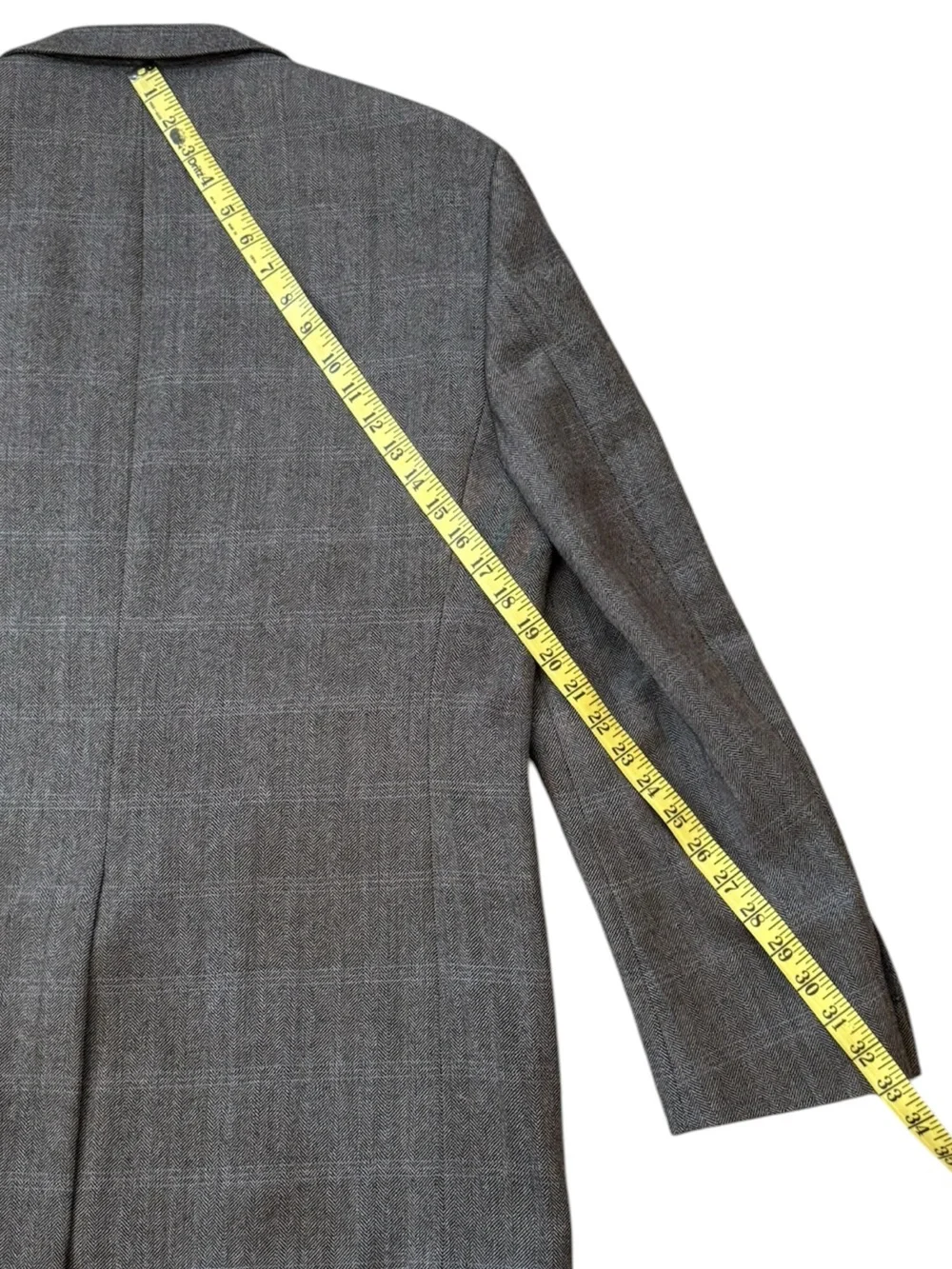 Brooks Brothers Madison 44L Lanificio Campore Wool Gray Herringbone Sport Coat